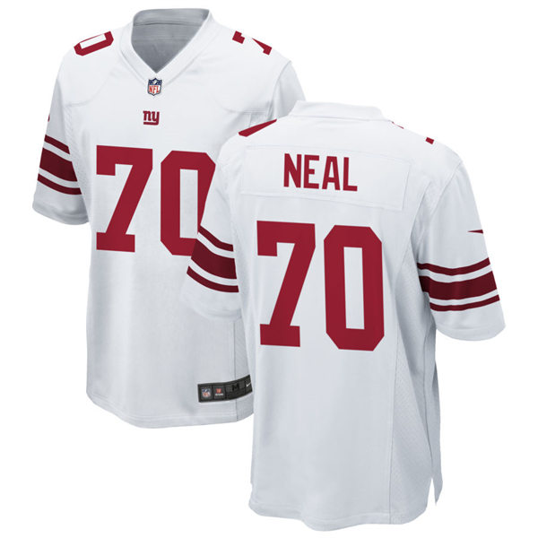 Men's New York Giants #70 Evan Neal Nike White Vapor Untouchable Limited Jersey