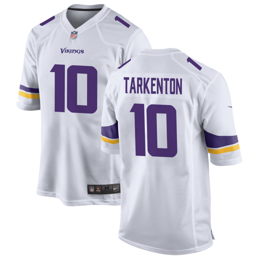 Men's Minnesota Vikings Retired Player #10 Fran Tarkenton Nike White Vapor Untouchable Limited Jersey