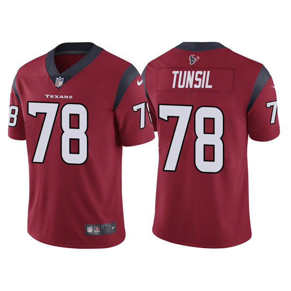 Mens Houston Texans #78 Laremy Tunsil Nike Red Alternate Vapor Limited Player Jersey
