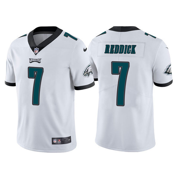 Men's Philadelphia Eagles #7 Haason Reddick Nike White Vapor Limited Jersey