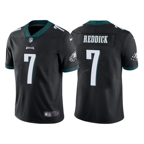 Men's Philadelphia Eagles 7 Haason Reddick Nike Black Vapor Limited Jersey