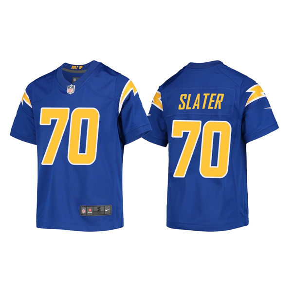 Youth Los Angeles Chargers #70 Rashawn Slater Nike Royal Gold 2nd Alternate Limited Jersey