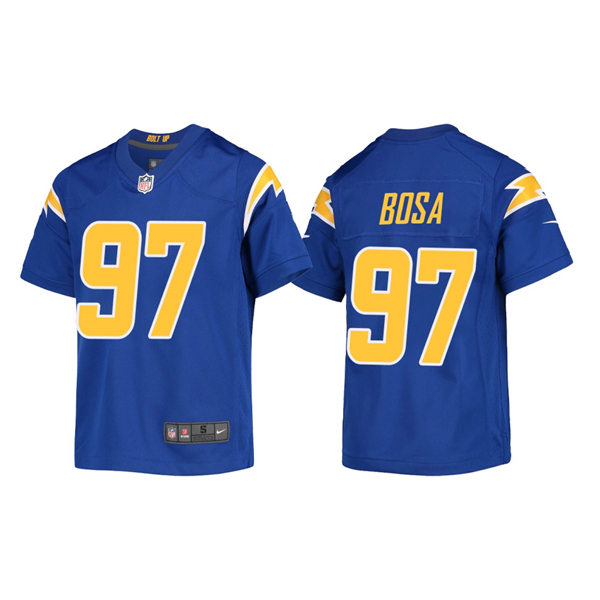 Youth Los Angeles Chargers #97 Joey Bosa Nike Royal Gold 2nd Alternate Limited Jersey