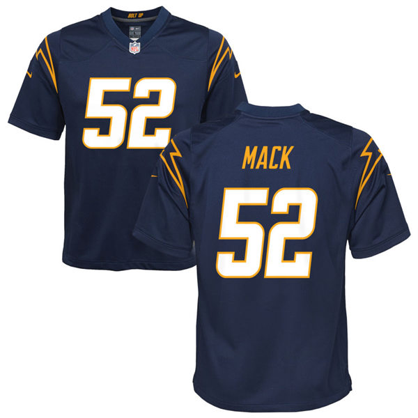 Youth Los Angeles Chargers #52 Khalil Mack Nike Navy Alternate Limited Jersey