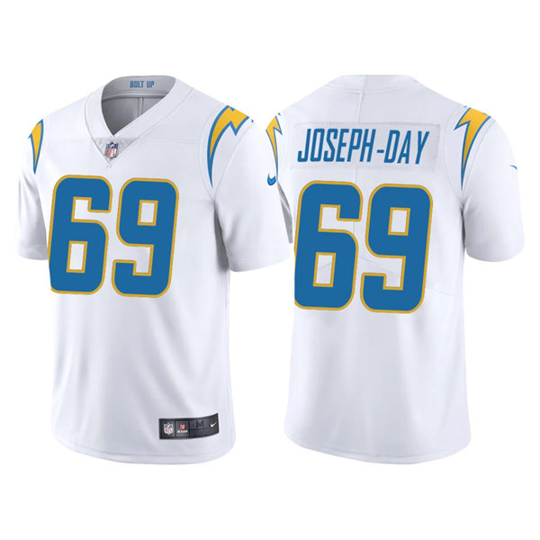 Mens Los Angeles Chargers #69 Sebastian Joseph-Day Nike White Vapor Limited Jersey