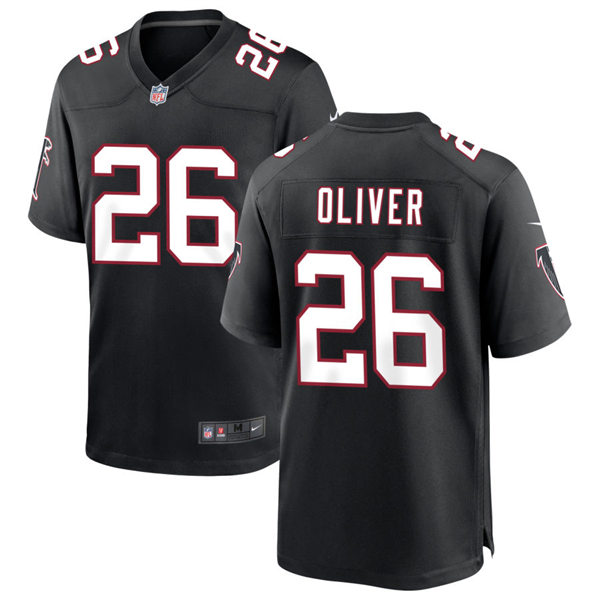 Men's Atlanta Falcons #26 Isaiah Oliver Nike Black Throwback Limited Jersey