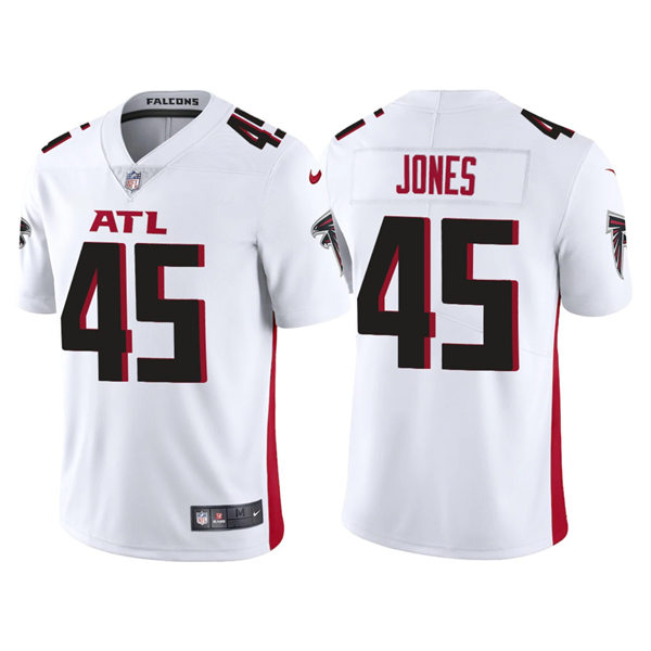 Men's Atlanta Falcons #45 Deion Jones Nike White Vapor Limited Jersey