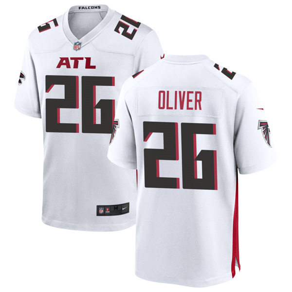 Men's Atlanta Falcons #26 Isaiah Oliver Nike White Vapor Limited Jersey