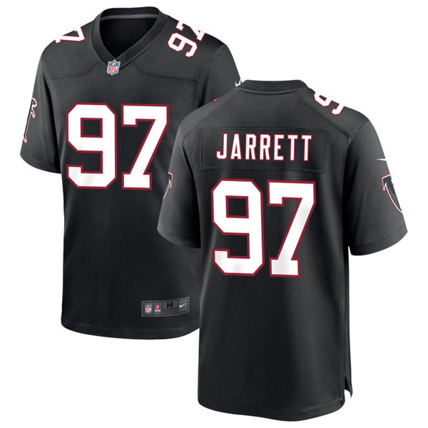 Men's Atlanta Falcons #97 Grady Jarrett Nike Black Throwback Limited Jersey
