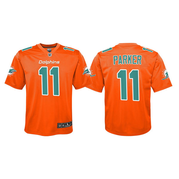 Youth Miami Dolphins #11 DeVante Parker Nike Orange Inverted Jersey