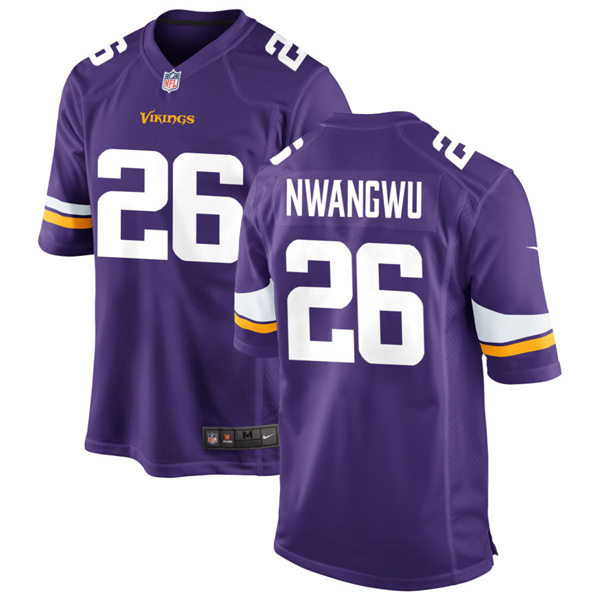 Youth Minnesota Vikings #26 Kene Nwangwu Nike Purple Limited Jersey