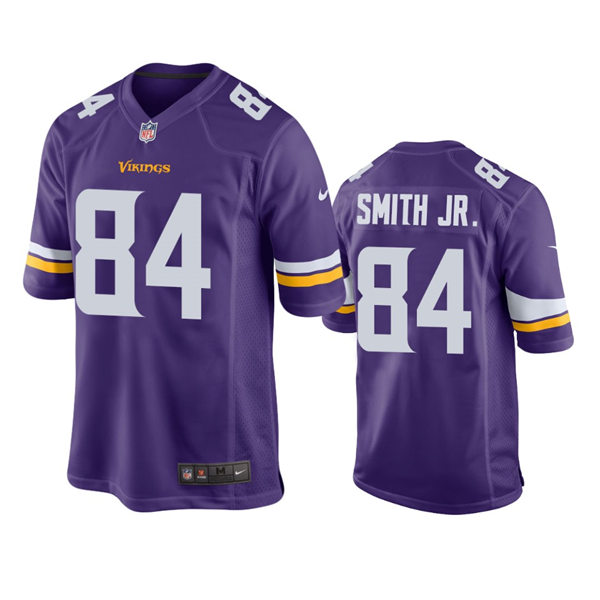 Men's Minnesota Vikings #84 Irv Smith Jr. Nike Purple Vapor Untouchable Limited Jersey