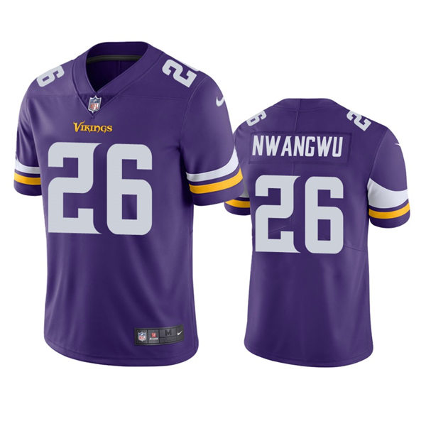 Men's Minnesota Vikings #26 Kene Nwangwu Nike Purple Vapor Untouchable Limited Jersey