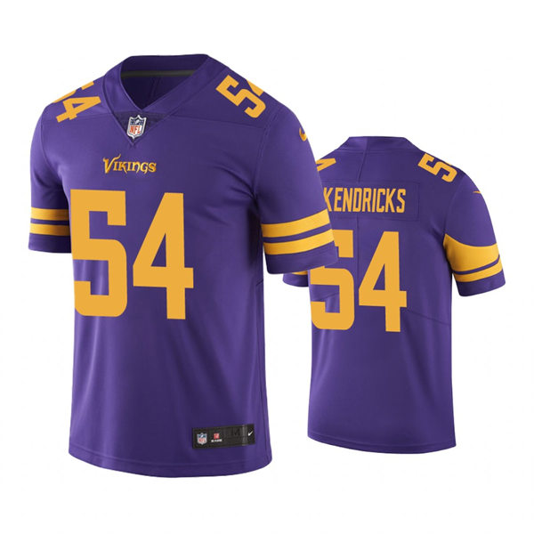 Men's Minnesota Vikings #54 Eric Kendricks Nike Purple Color Rush Vapor Untouchable Limited Jersey