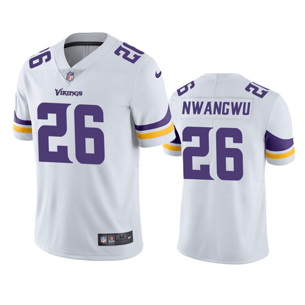 Men's Minnesota Vikings #26 Kene Nwangwu Nike White Vapor Untouchable Limited Jersey