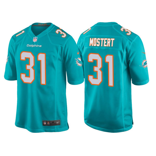 Youth Miami Dolphins #31 Raheem Mostert Nike Aqua Limited Jersey