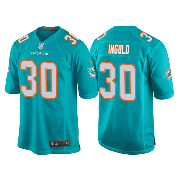 Youth Miami Dolphins #30 Alec Ingold Nike Aqua Limited Jersey