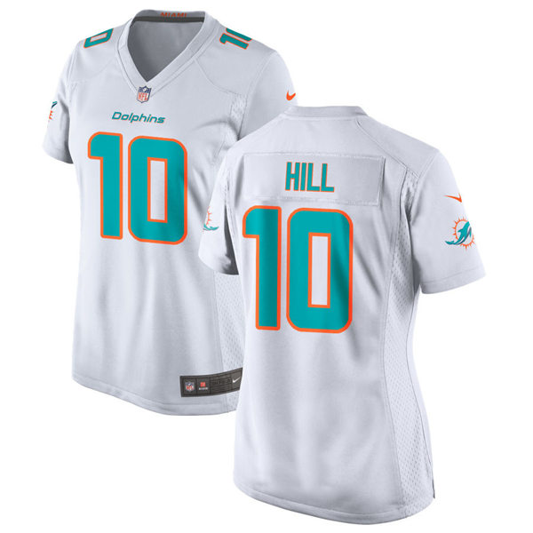 Women's Miami Dolphins #10 Tyreek Hill Nike White Limited Jersey