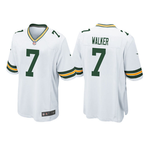 Youth Green Bay Packers #7 Quay Walker Nike White Limited Jersey