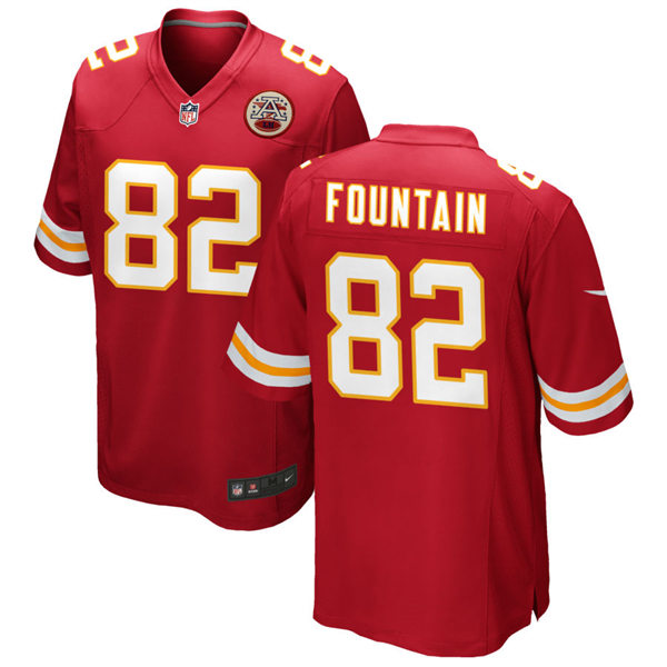 Men's Kansas City Chiefs #82 Daurice Fountain Nike Red Vapor Untouchable Limited Jersey