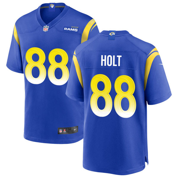 Men's Los Angeles Rams #88 Torry Holt Royal Vapor Untouchable Limited Jersey