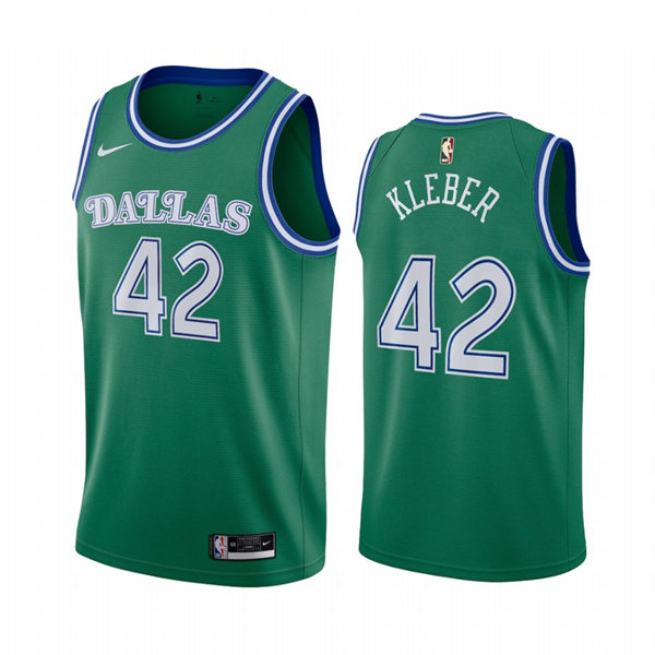Mens Dallas Mavericks #42 Maxi Kleber Nike Green Classic Edition jersey