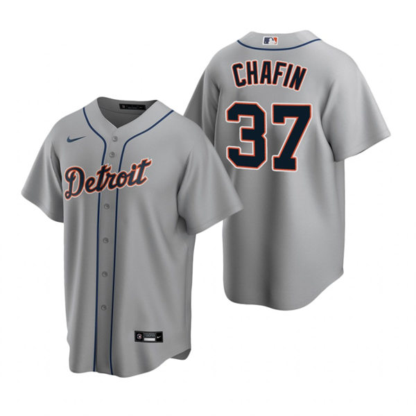 Youth Detroit Tigers #37 Andrew Chafin Nike Grey Away Jersey