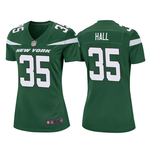 Womens New York Jets #35 Breece Hall Nike Gotham Green Limited Jersey