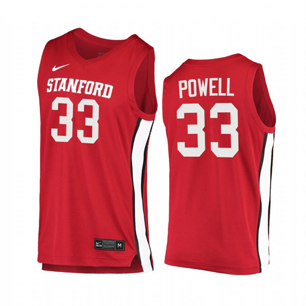 Mens Youth Stanford Cardinal #33 Dwight Powell Cardinal College Basketball Alumni Jersey