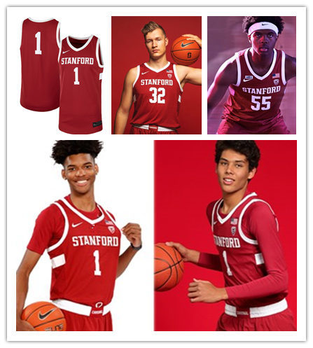 Mens Youth Stanford Cardinal Custom Nike 2022 Cardinal College Basketball Game Jersey