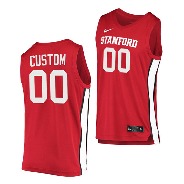 Mens Youth Stanford Cardinal Custom Nike Cardinal College Basketball Alumni Jersey