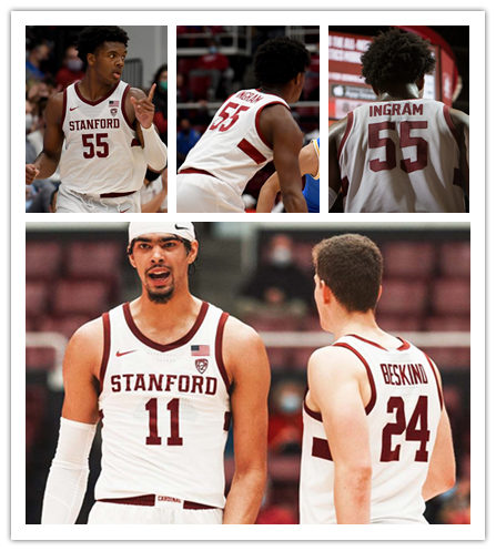 Mens Youth Stanford Cardinal Custom Nike 2022 White College Basketball Game Jersey