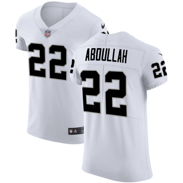 Men's Las Vegas Raiders #22 Ameer Abdullah Nike White Vapor Untouchable Limited Player Jersey