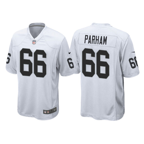 Youth Las Vegas Raiders #66 Dylan Parham Nike White Limited Jersey