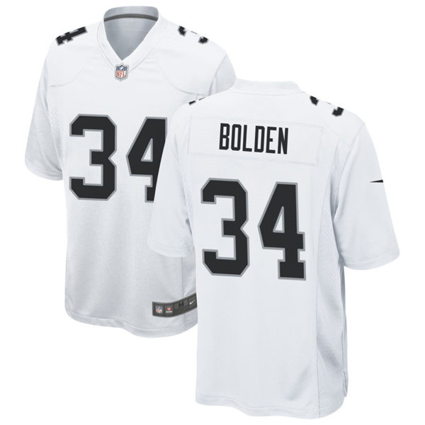 Youth Las Vegas Raiders #34 Brandon Bolden Nike White Limited Jersey