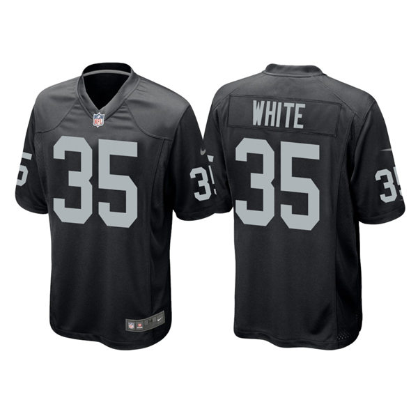 Youth Las Vegas Raiders #35 Zamir White Nike Black Limited Jersey