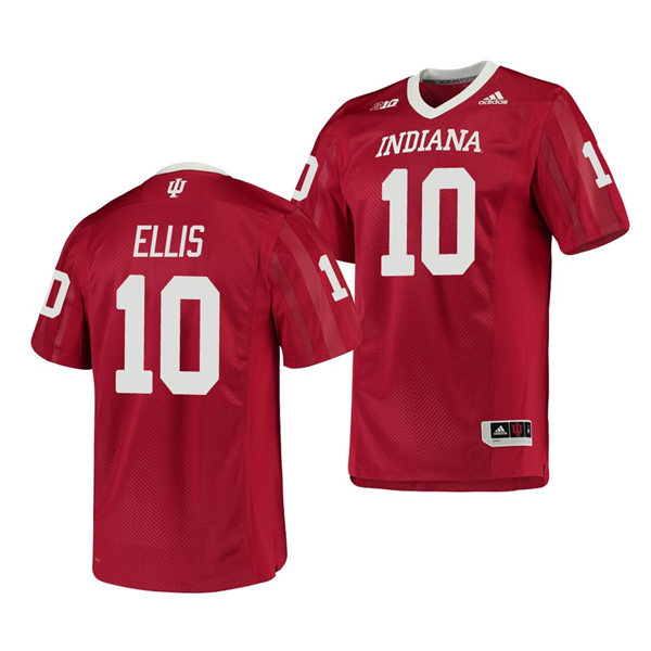 Mens Youth Indiana Hoosiers #10 David Ellis Crimson College Football Game Jersey