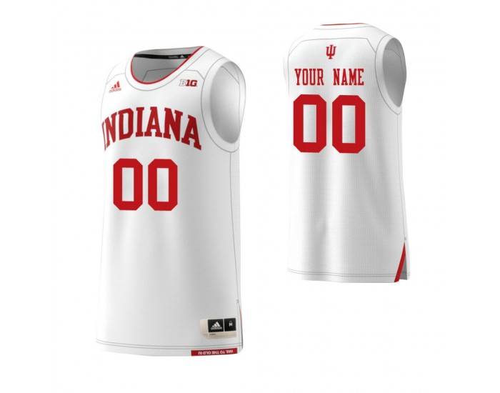 Mens Youth Indiana Hoosiers Custom Adidas Full White Limited College Basketball Jersey