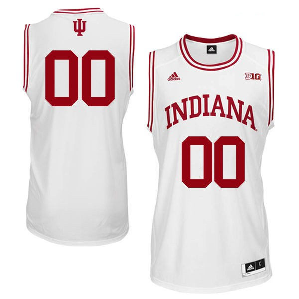 Mens Youth Indiana Hoosiers Custom White College Basketball Swingman Jersey