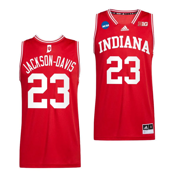 Mens Youth Indiana Hoosiers #23 Trayce Jackson-Davis Crimson College Basketball Swingman Jersey