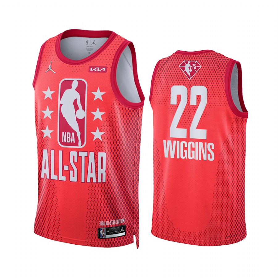 Mens Golden State Warriors #22 Andrew Wiggins Maroon Reserves 2022 NBA All-Star Jersey
