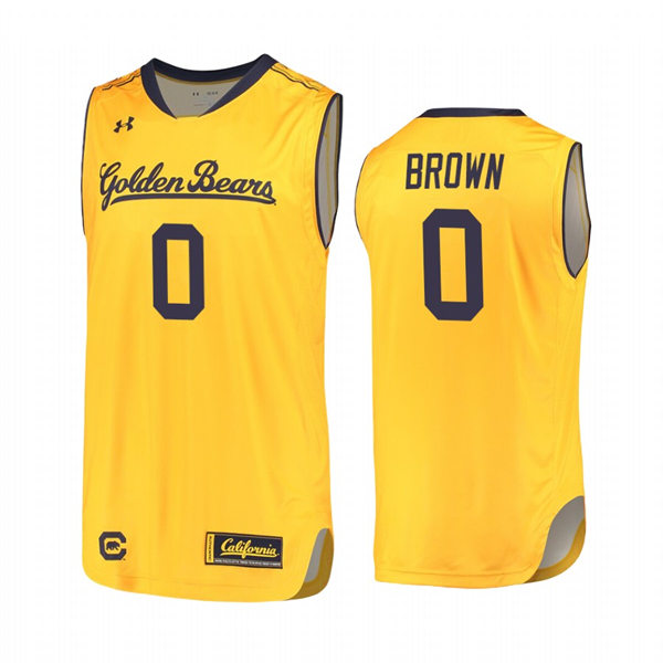 Menw Youth California Golden Bears #0 Jaylen Brown Gold College Basketball Alumni Limited Jersey