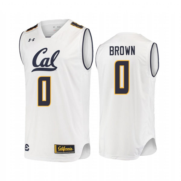 Menw Youth California Golden Bears #0 Jaylen Brown White College Basketball Alumni Limited Jersey