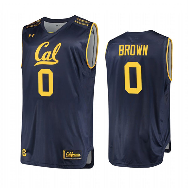 Menw Youth California Golden Bears #0 Jaylen Brown Navy College Basketball Alumni Limited Jersey