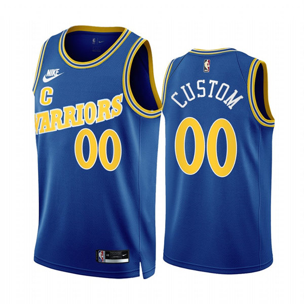 Mens Youth Golden State Warriors Custom Nike 2022-23 Royal Classics Edition Swingman Jersey