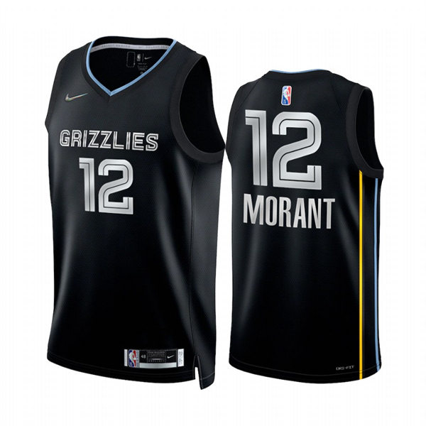 Mens Memphis Grizzlies #12 Ja Morant Nike Black Select Series Rookie of the Year Swingman Jersey