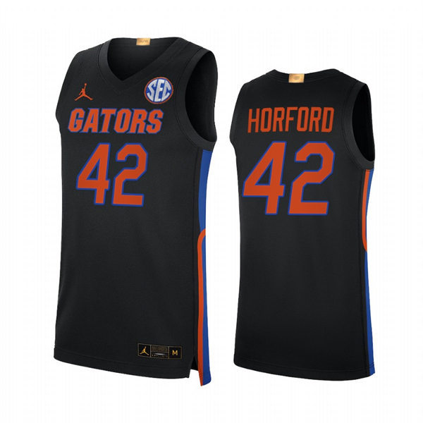 Men's Youth Florida Gators #42 Al Horford 2020 Black College Basketball Jersey