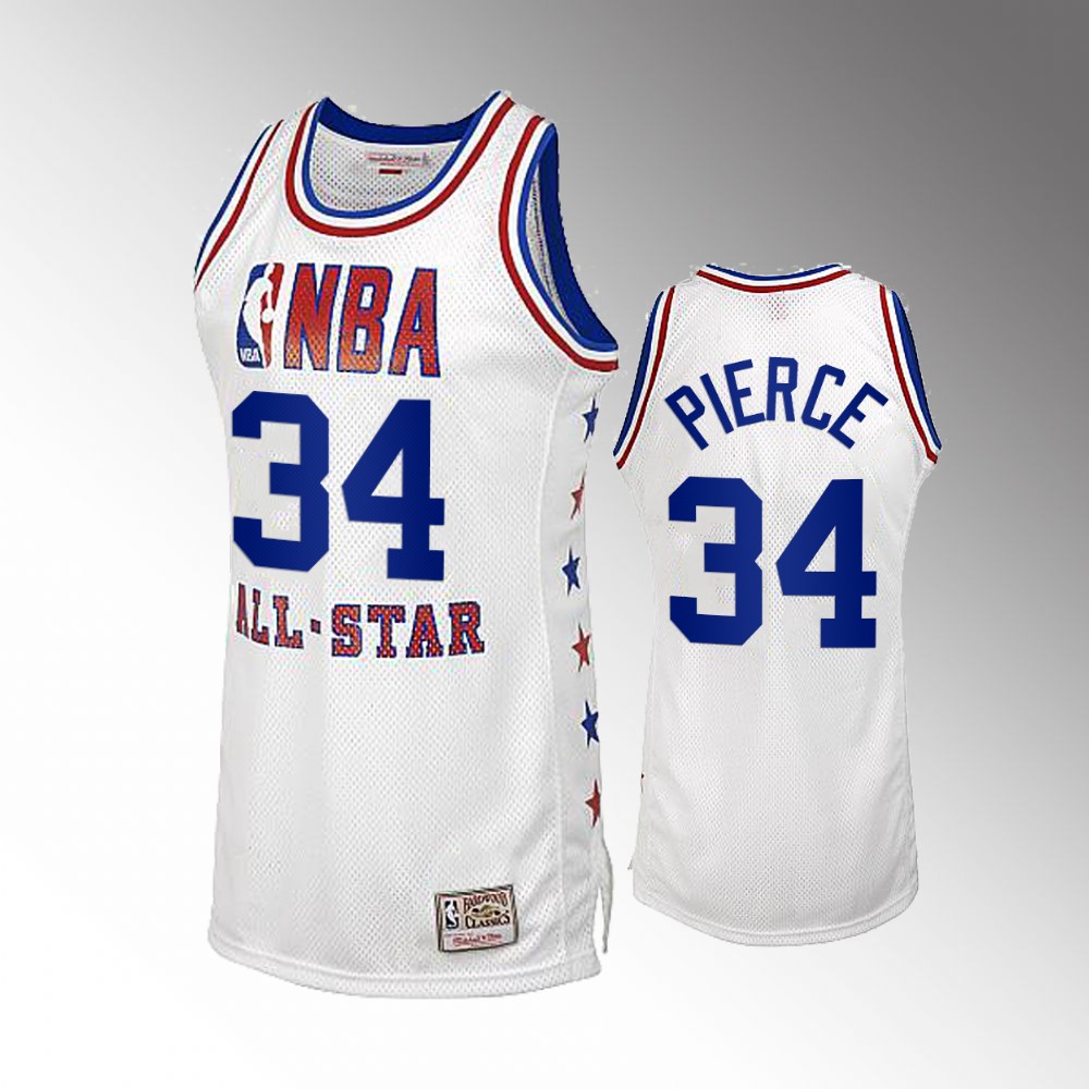 Men's Boston Celtics #34 Paul Pierce 2003 NBA All Star White Jersey