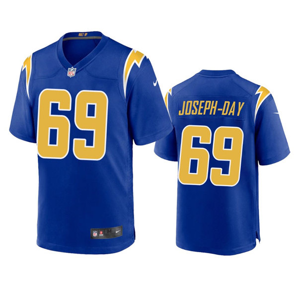 Mens Los Angeles Chargers #69 Sebastian Joseph-Day Nike Royal Gold 2nd Alternate Vapor Limited Jersey