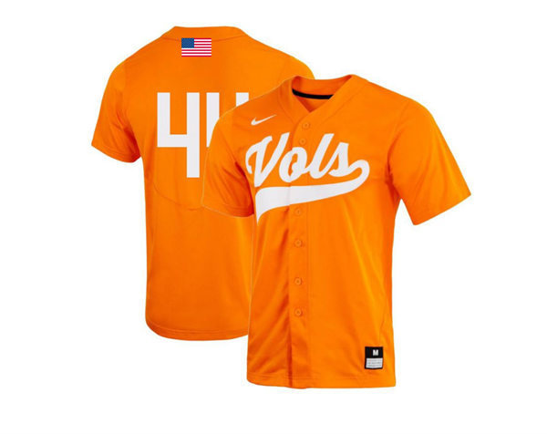 Tennessee Volunteers #44 Yan Gomes 2022 Diamond Nike Orange Vols College Baseball Game Jersey